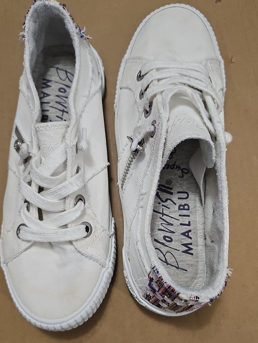 Blowfish Malibu Women's White Slip-On Sneakers